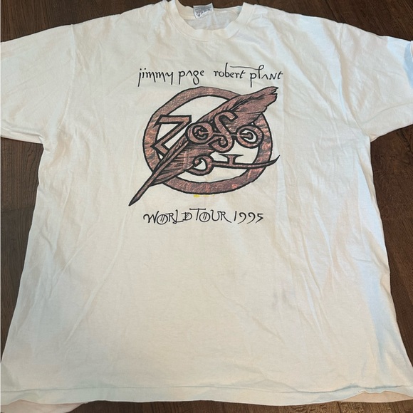 Rare vintage 1995 Jimmy Page Robert Plant Zoso World Tour